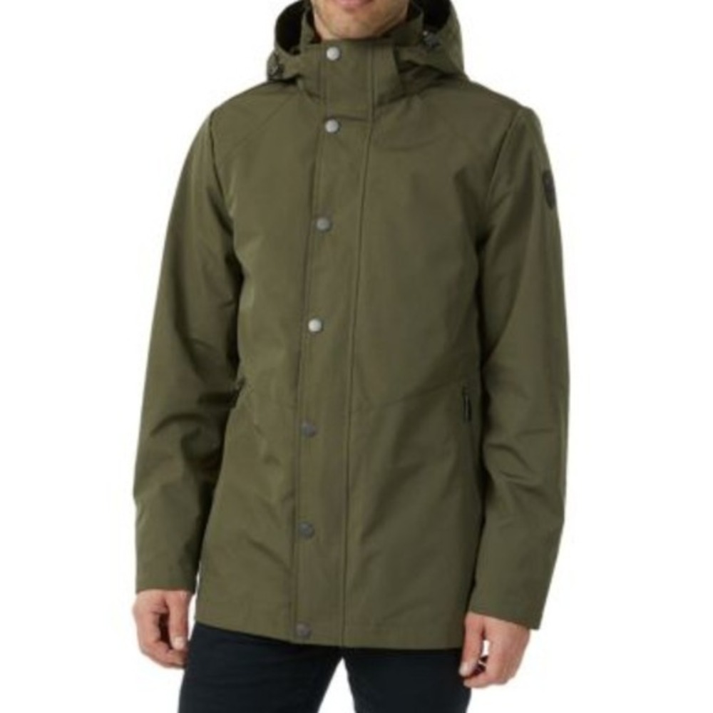 NWT Pajar Ewan Military Green Full Zip Softshell Rain Jacket Mens‎ M Performance